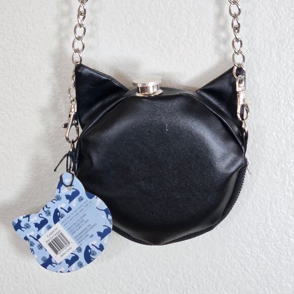 “The Cat’s Out of the Bag” Mini Flask Purse – NWT - Picture 5 of 5